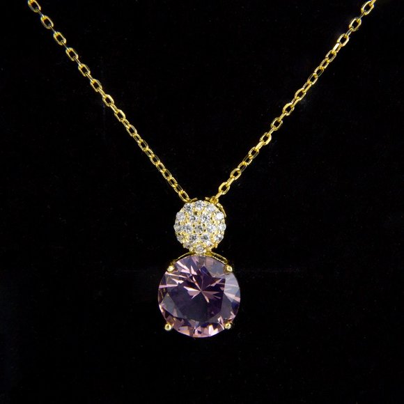 18K gold plated Zultanite Necklace - Picture 4 of 4